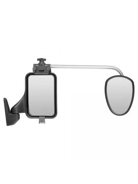 ALUFOR // Aluminium Arm - 44cm, Convex Glass / Pair